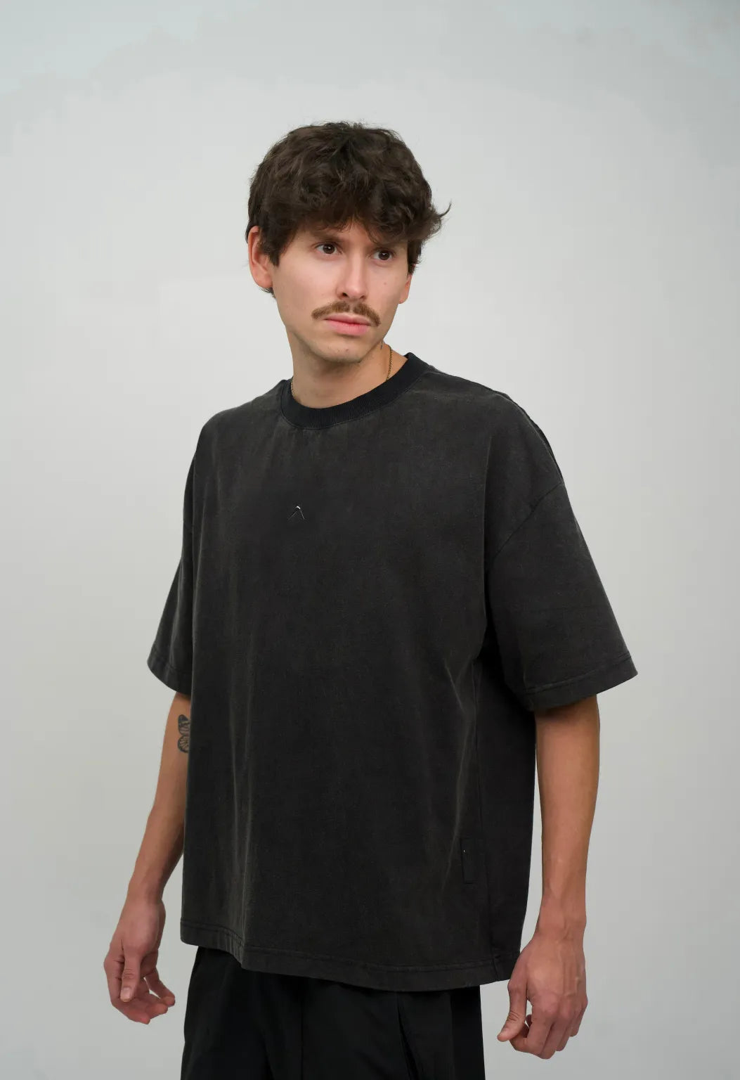 Day One Oversized Tee - Charcoal Grey