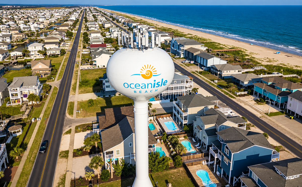 Ocean Isle Beach coastline