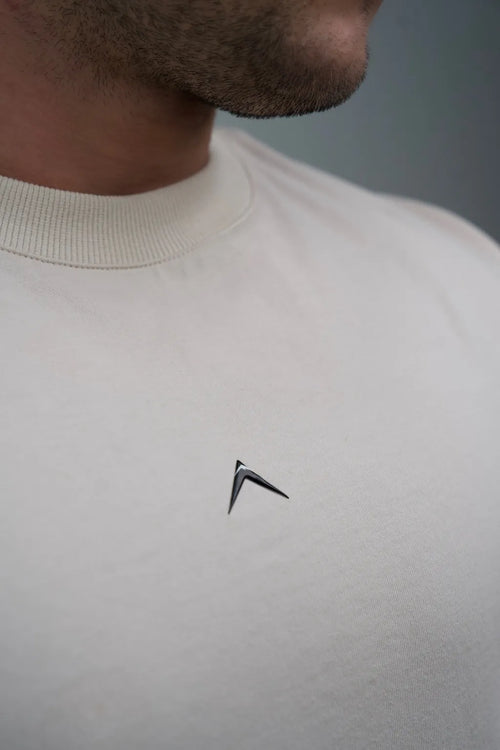 Day One Oversized Tee - Beige